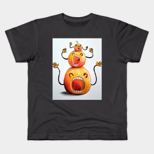 Screaming pumpkins Kids T-Shirt